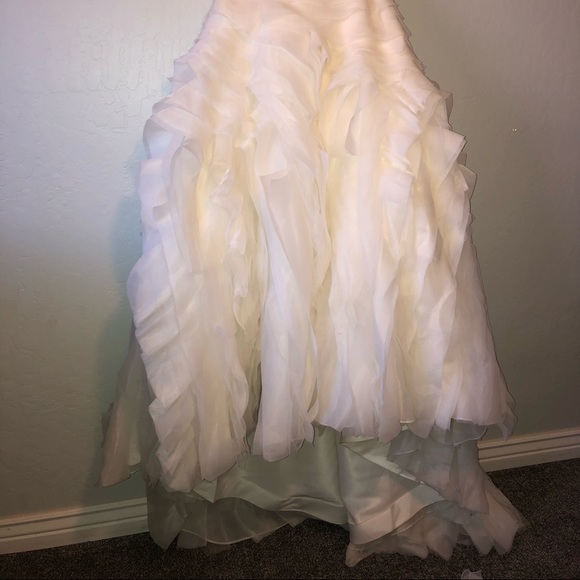 NWT Strapless Bridal Gown Wedding Dress SZ 10 - Picture 3 of 8